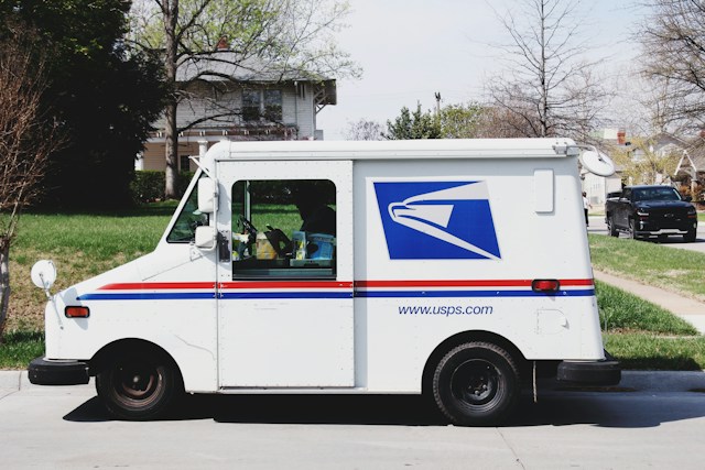 A USPS truck.